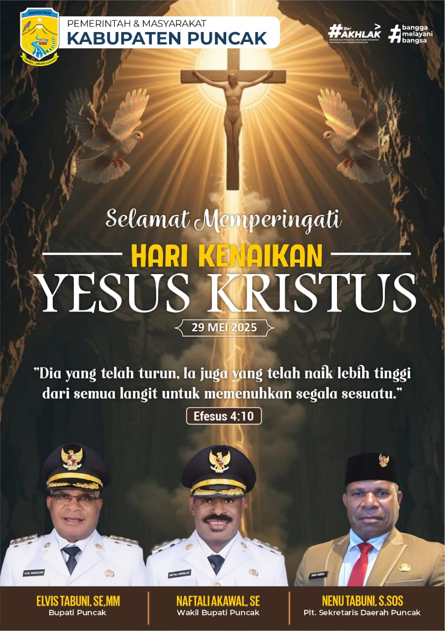 SELAMAT MEMPERINGATI KENAIKAN YESUS KRISTUS 2025
